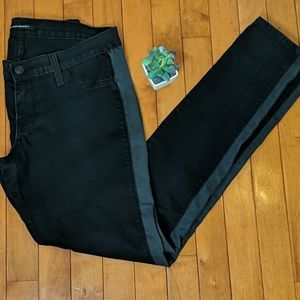 Flying Monkey Black Tuxedo Stripe Jean 28